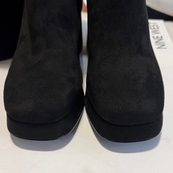 🆕 Nine West Knee High Suede Black Boots. 9.5 M-WC. Brand New w Box!!💥 - Picture 7 of 7